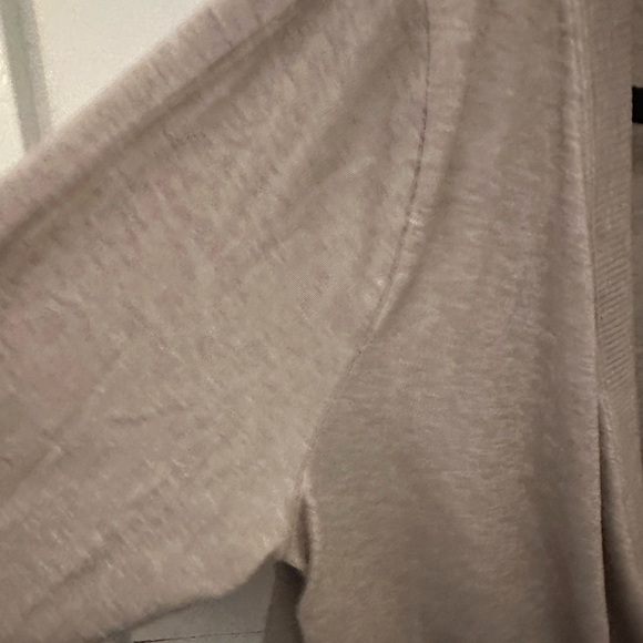 ATHLETA Woman Encore tan polyester activewear casual yoga athleisure wrap too LT - Picture 6 of 14